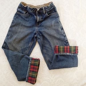 🌲Flannel Lined L.L. Bean Boys Jean Size 12 👖
